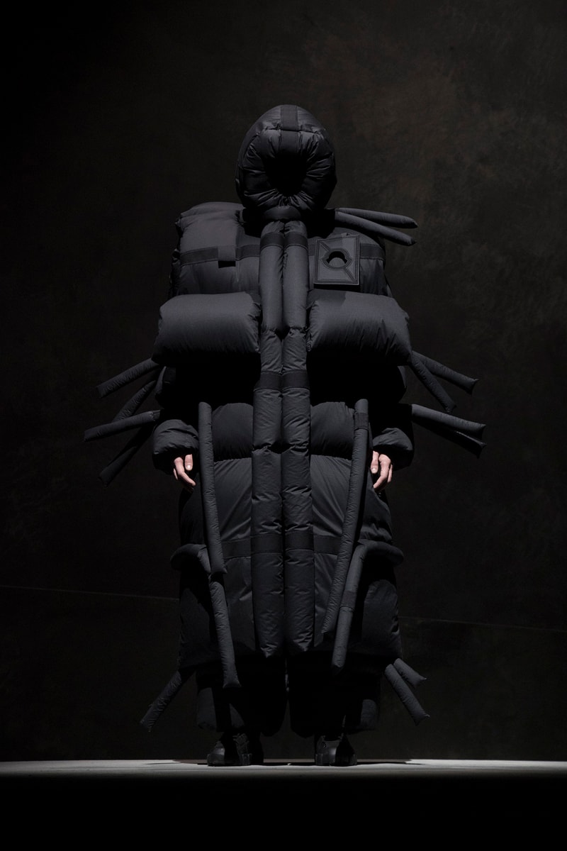 Craig green moncler genius 5 lookbook imagery closer look details release date drop info closer look collaboration collection puffer jacket down