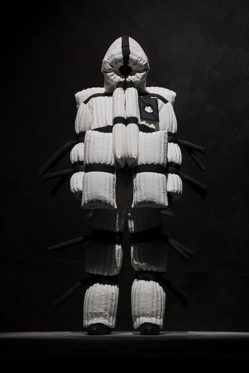 Craig green moncler genius 5 lookbook imagery closer look details release date drop info closer look collaboration collection puffer jacket down