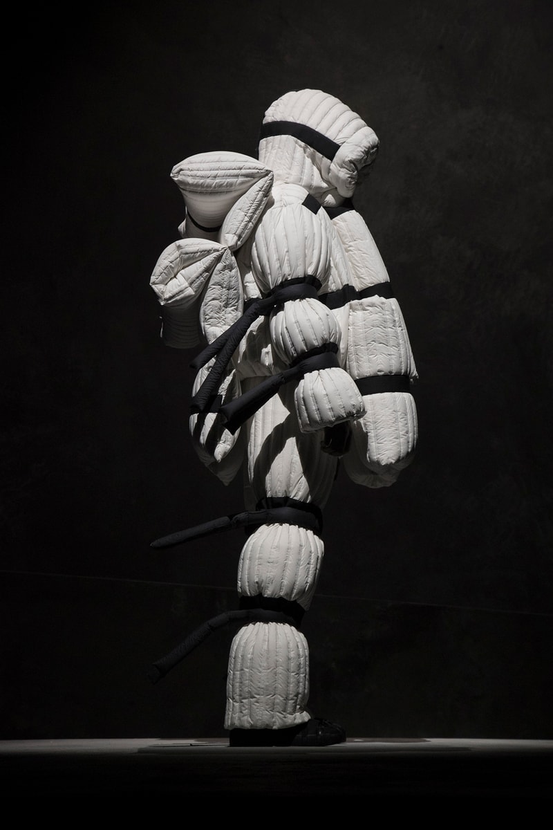 Craig green moncler genius 5 lookbook imagery closer look details release date drop info closer look collaboration collection puffer jacket down