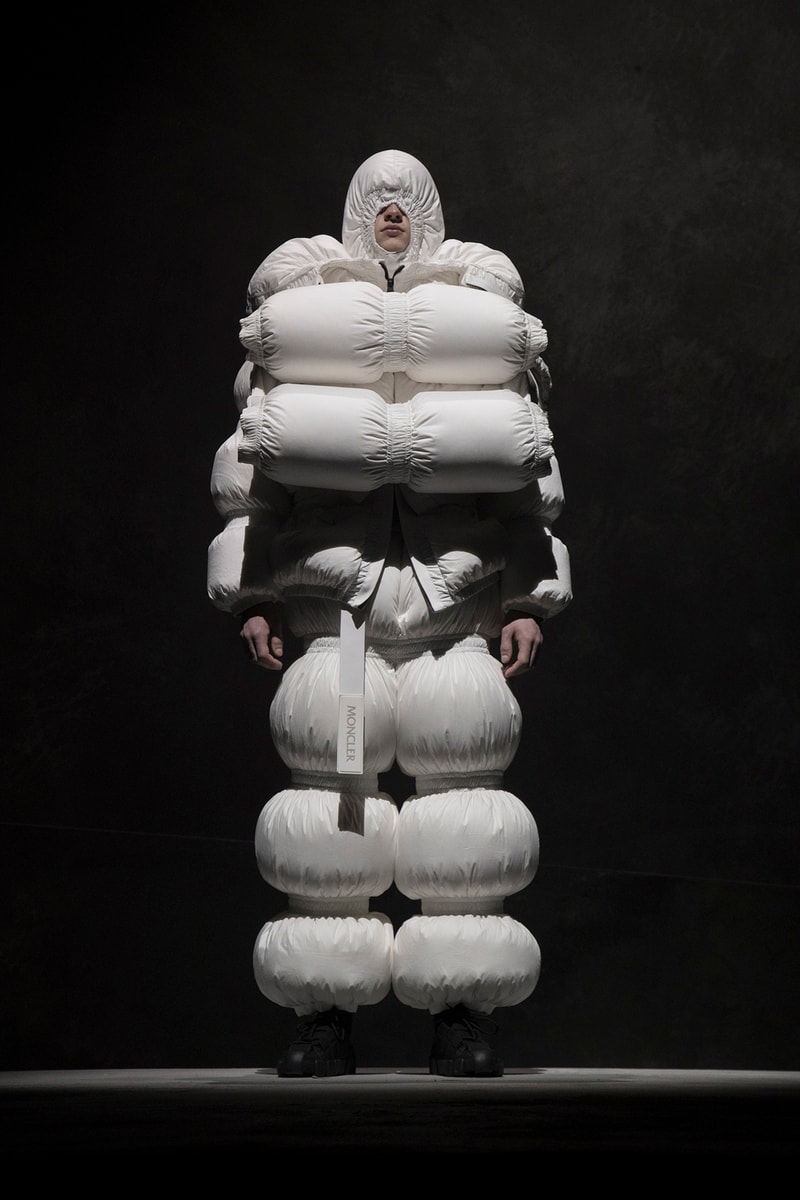 Craig green moncler genius 5 lookbook imagery closer look details release date drop info closer look collaboration collection puffer jacket down