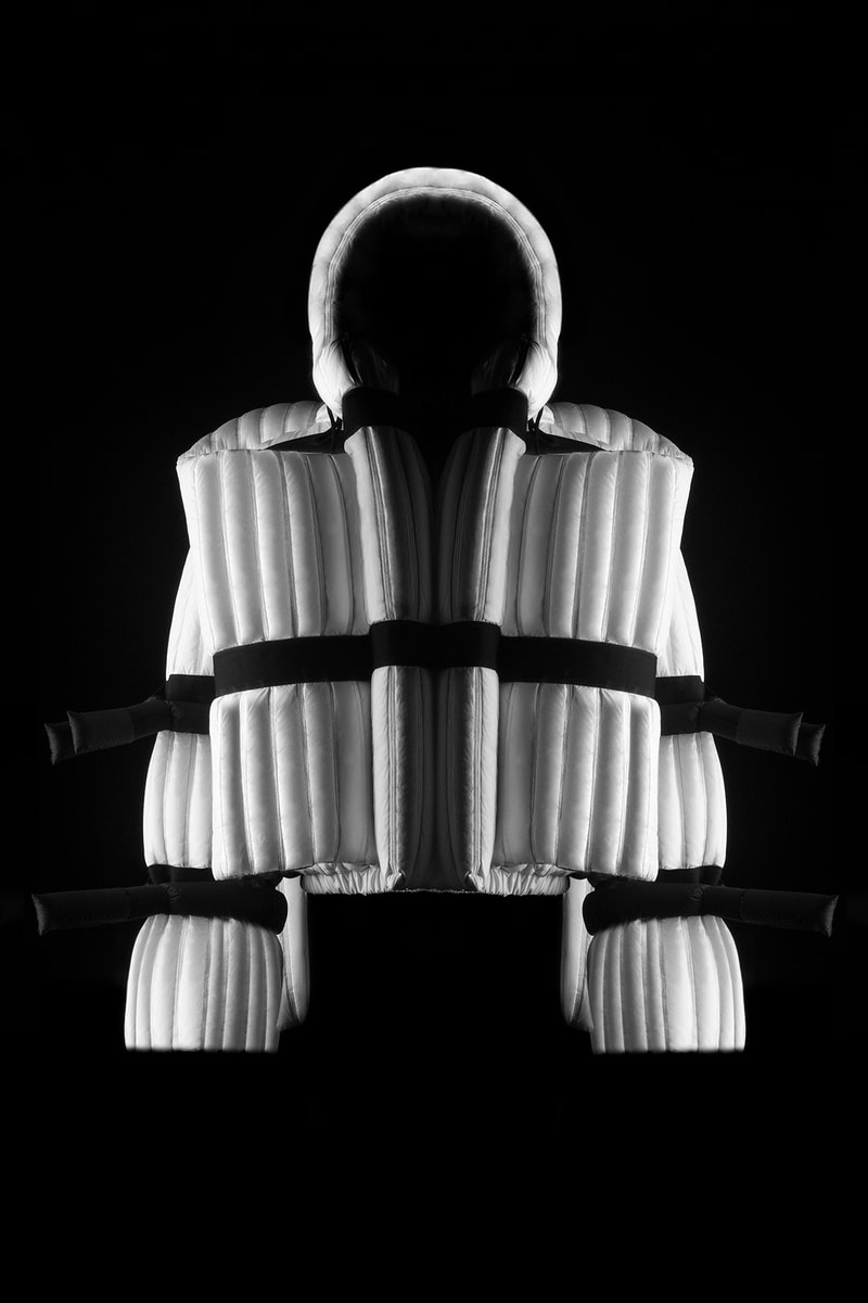 Craig green moncler genius 5 lookbook imagery closer look details release date drop info closer look collaboration collection puffer jacket down