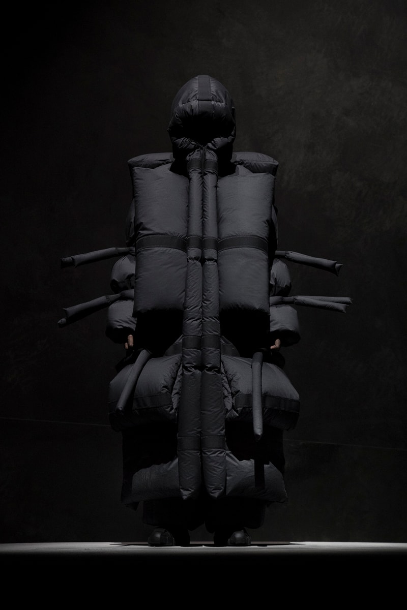 Craig green moncler genius 5 lookbook imagery closer look details release date drop info closer look collaboration collection puffer jacket down