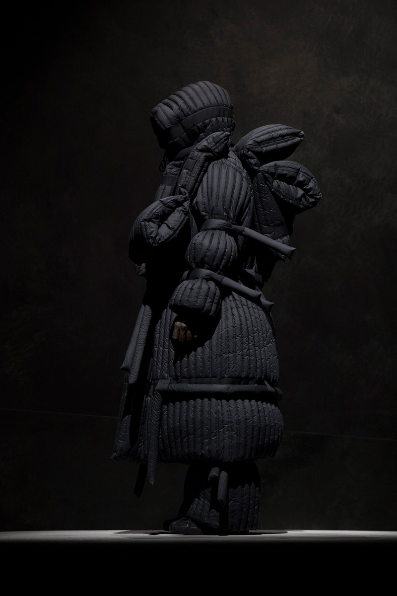 Craig green moncler genius 5 lookbook imagery closer look details release date drop info closer look collaboration collection puffer jacket down