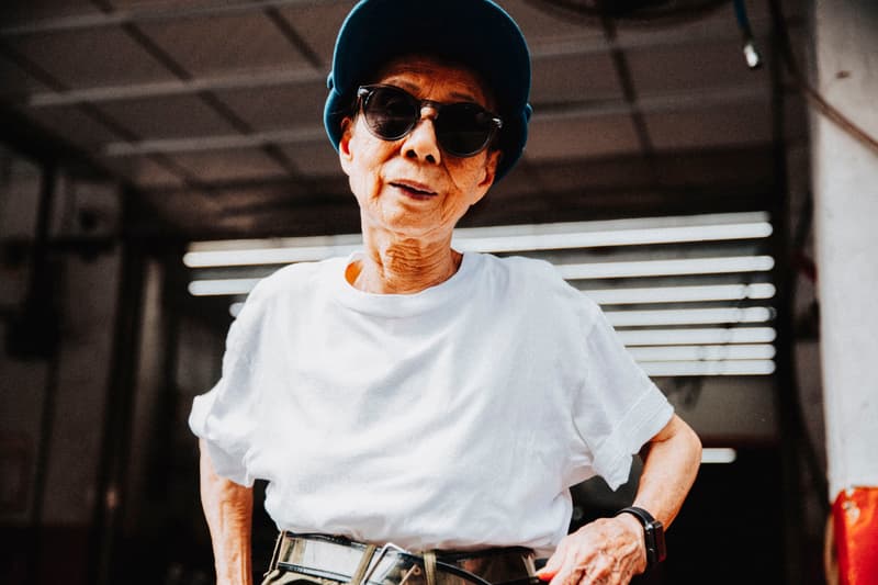 moon lin 90 year old streetwear hypebae interview taiwan style instagram Supreme Stone Island Noah streetwear outfits interview