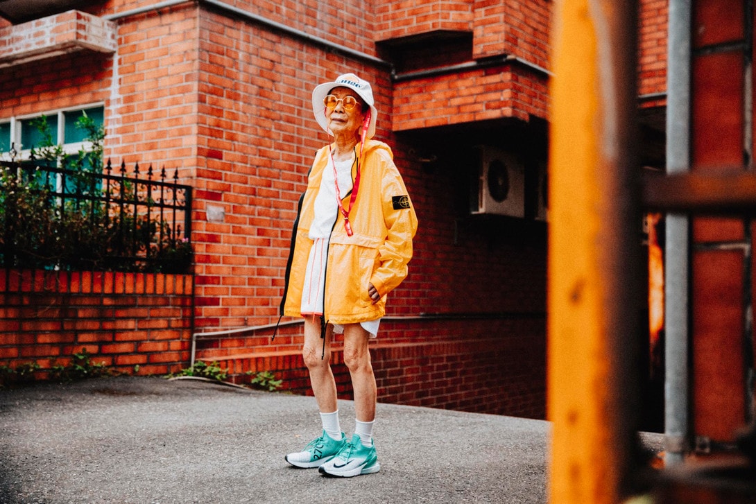 moon lin 90 year old streetwear hypebae interview taiwan style instagram  Supreme Stone Island Noah streetwear outfits interview