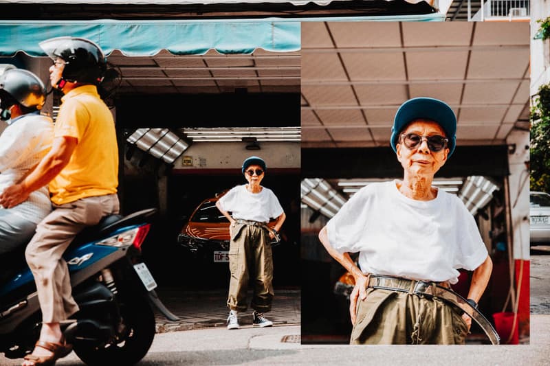 moon lin 90 year old streetwear hypebae interview taiwan style instagram Supreme Stone Island Noah streetwear outfits interview