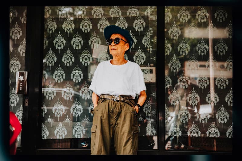 moon lin 90 year old streetwear hypebae interview taiwan style instagram Supreme Stone Island Noah streetwear outfits interview