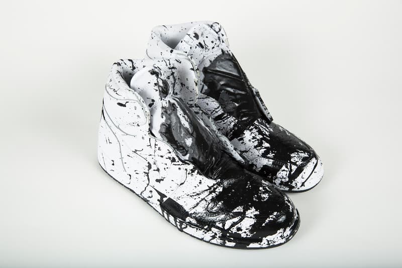 mr brainwash blitz dj am handpainted sneakers custom shoes