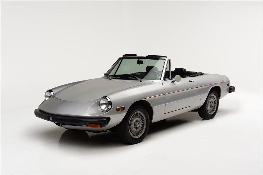 Muhammad Ali 1976 Alfa Romeo Spider Auction Details Barrett Jackson Las Vegas Convertible ALIBEE2