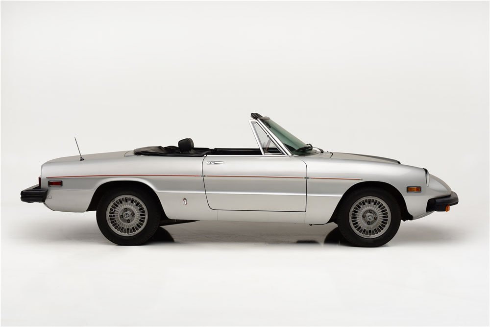Muhammad Ali 1976 Alfa Romeo Spider Auction Details Barrett Jackson Las Vegas Convertible ALIBEE2