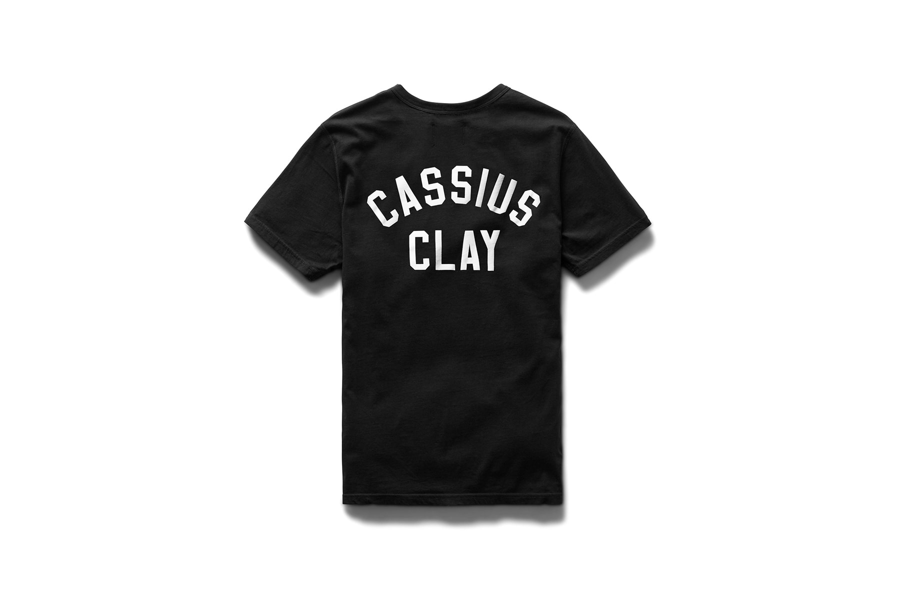 muhammad ali cassius clay reigning champ collaboration august 2 2018 black tee shirt logo back