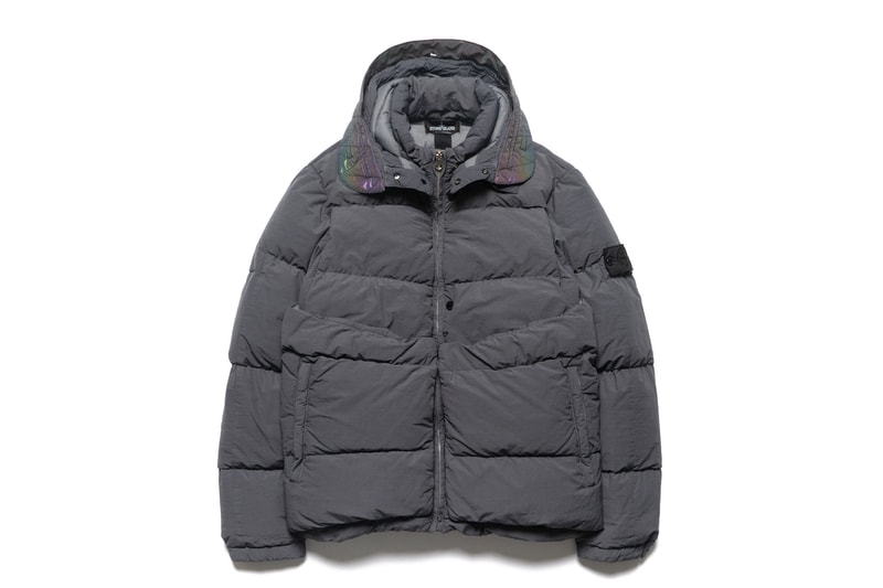 Naslan Light Garment Dyed Real Down Vest Jacket Grey Black Panels Fall Winter 2018 Errolson Hugh