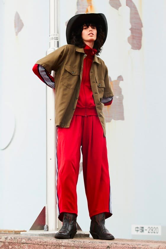 Needles Spring Summer 2019 Collection Lookbook Tracksuit Trackpant Jackets T shirt blazer shorts windbreaker hat