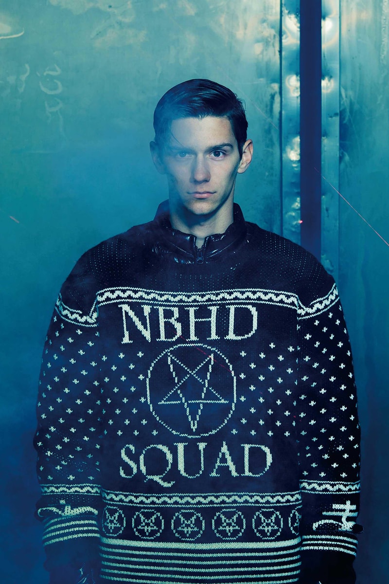 NEIGHBORHOOD Fall Winter 2018 Lookbook collection shinsuke takizawa japan this machine kills fascists racists kill the death team cold weather mans field squad old joe co collaboration sculpture ceramic incense