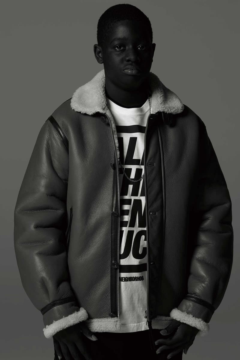 NEIGHBORHOOD Fall Winter 2018 Lookbook collection shinsuke takizawa japan this machine kills fascists racists kill the death team cold weather mans field squad old joe co collaboration sculpture ceramic incense