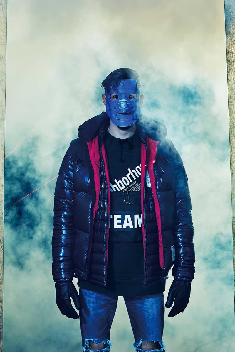 NEIGHBORHOOD Fall Winter 2018 Lookbook collection shinsuke takizawa japan this machine kills fascists racists kill the death team cold weather mans field squad old joe co collaboration sculpture ceramic incense