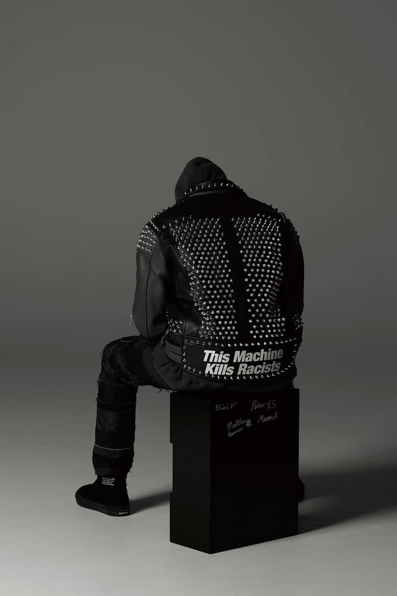 NEIGHBORHOOD Fall Winter 2018 Lookbook collection shinsuke takizawa japan this machine kills fascists racists kill the death team cold weather mans field squad old joe co collaboration sculpture ceramic incense
