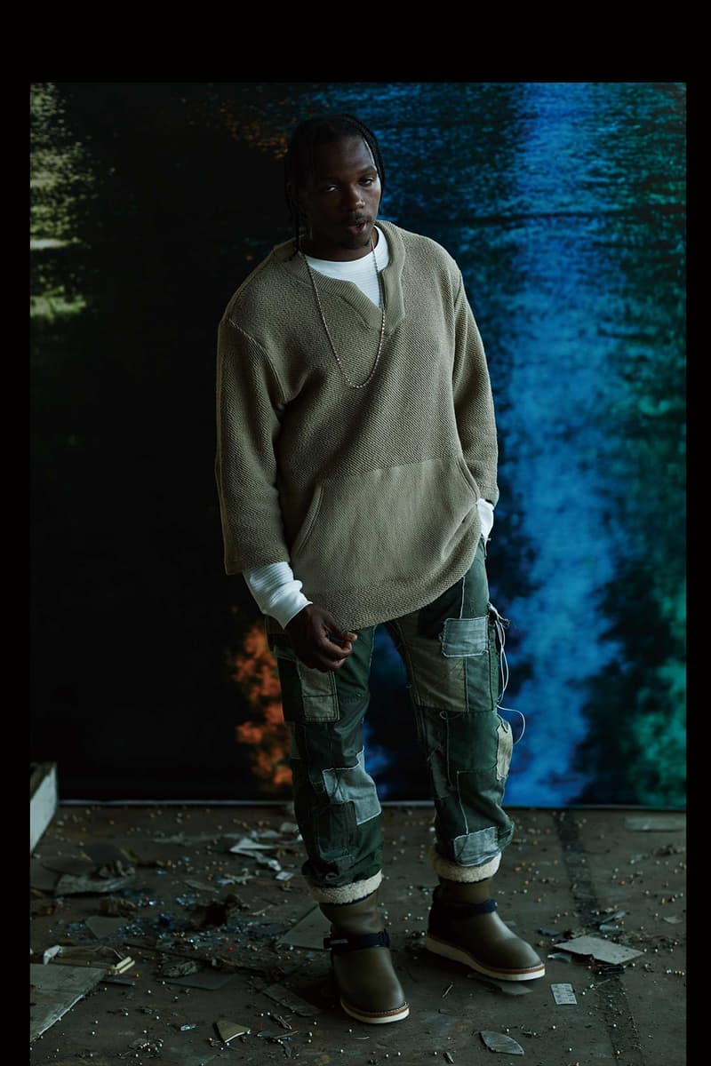 NEIGHBORHOOD Fall Winter 2018 Lookbook collection shinsuke takizawa japan this machine kills fascists racists kill the death team cold weather mans field squad old joe co collaboration sculpture ceramic incense
