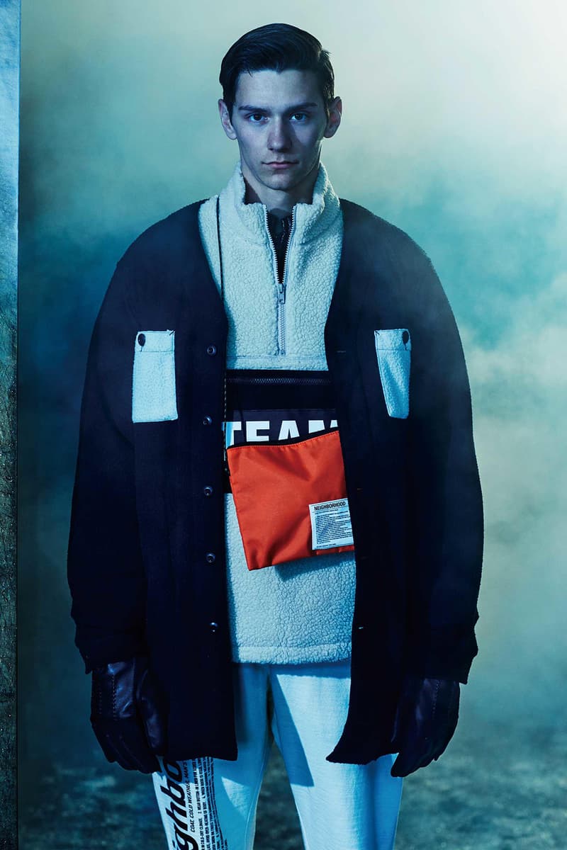 NEIGHBORHOOD Fall Winter 2018 Lookbook collection shinsuke takizawa japan this machine kills fascists racists kill the death team cold weather mans field squad old joe co collaboration sculpture ceramic incense
