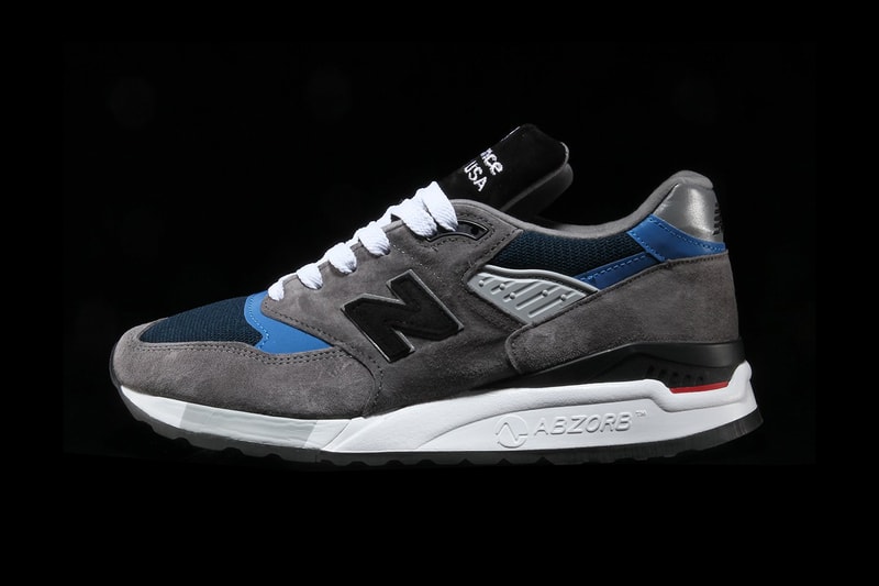 New Balance 998 Made in USA Shoe Details Cop Purchase Buy Trainers Footwear Sneakers America Grey Blue