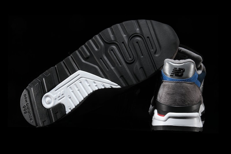 New Balance 998 Made in USA Shoe Details Cop Purchase Buy Trainers Footwear Sneakers America Grey Blue