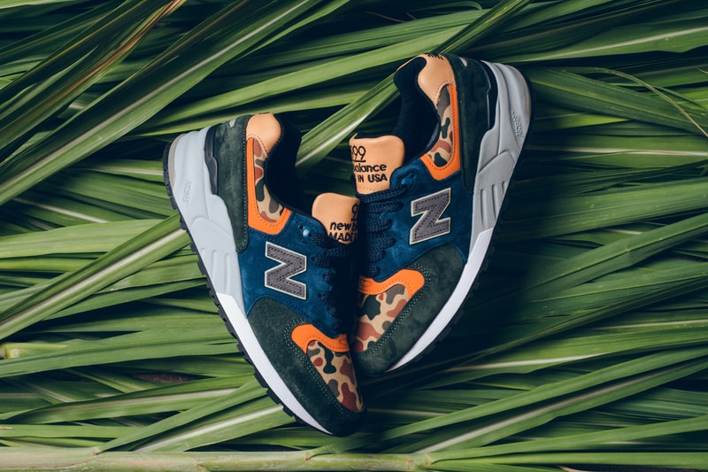 New Balance 999 Duck Camo Release Camoflauge Blue Tan Orange Black