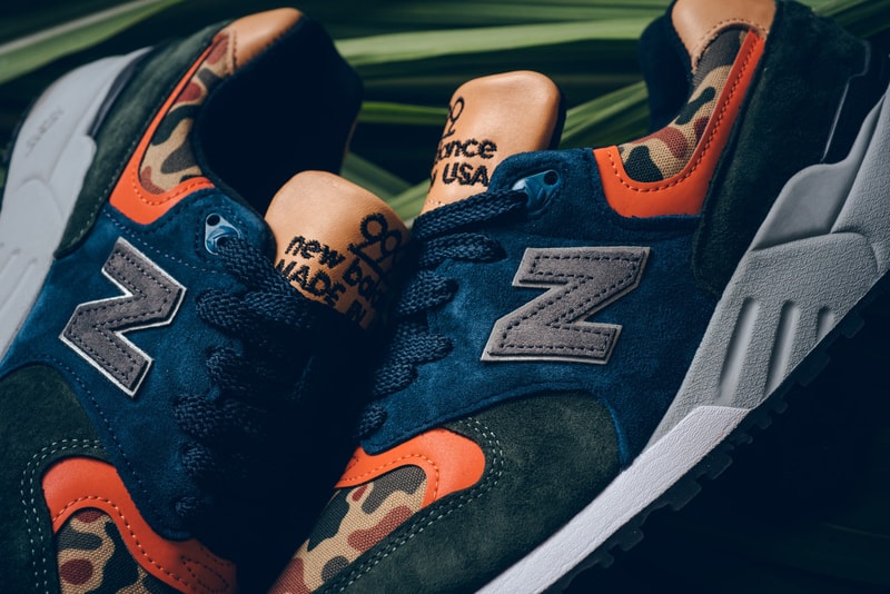 New Balance 999 Duck Camo Release Camoflauge Blue Tan Orange Black