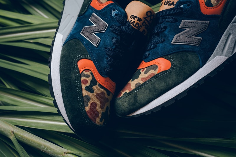 New Balance 999 Duck Camo Release Camoflauge Blue Tan Orange Black