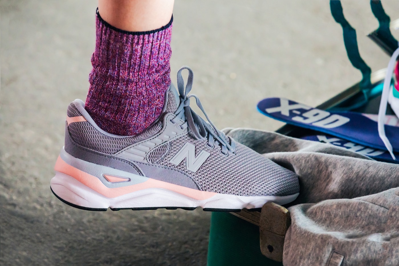 New Balance X-90 Modern Essentials Pack sneakers running sports colorways 90s black grey nubuck teal purple grey boston revlite engineered knit