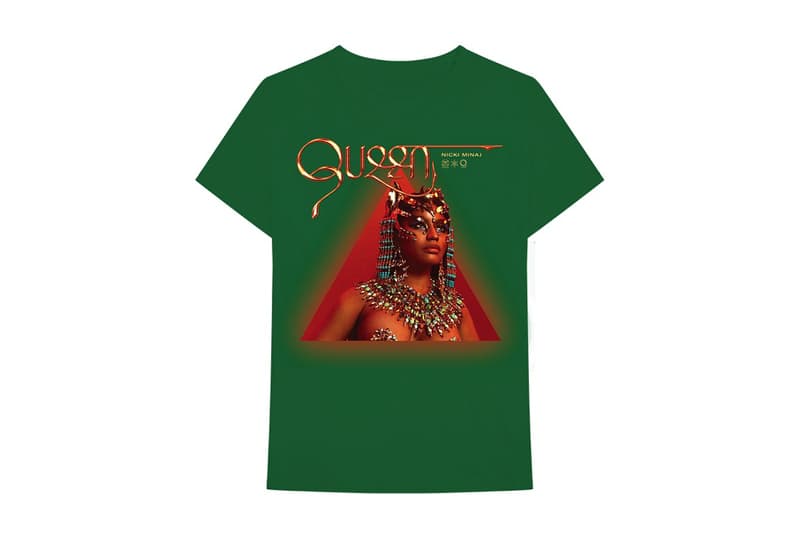 nicki minaj just don capsule collection collaboration t-shirts tees black green blue white buy yellow