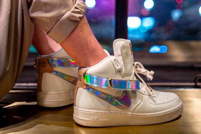 Nike Air Force 1 high China Exclusive Shanghai The Bund sneaker release date info special edition nai ke