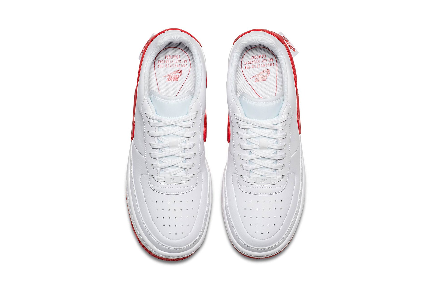 nike air force 1 jester white red 2018 footwear august nike sportswear