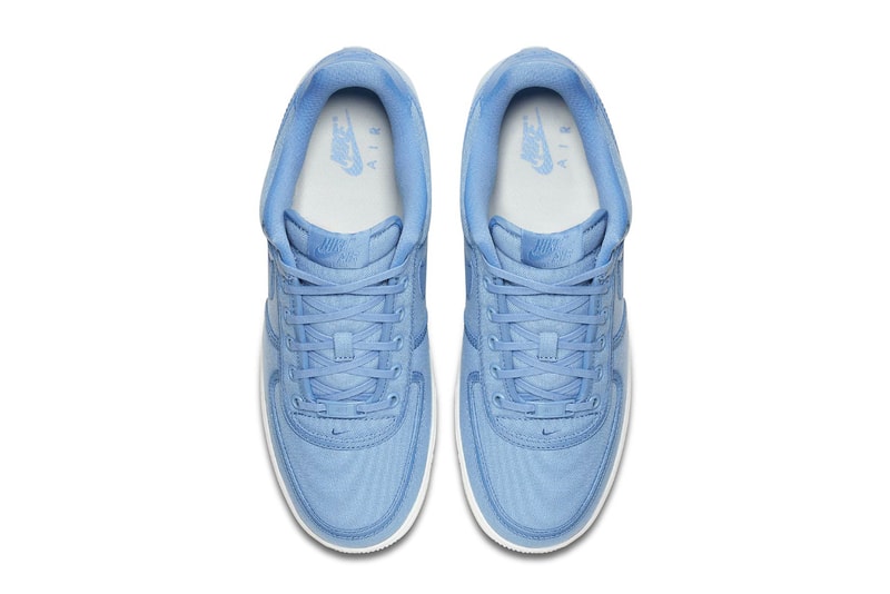 Nike Air Force 1 Low Retro QS Canvas Release December Sky December Sky-Off White Light Bone Light Bone-Sail Black Black-Summit White  Date sneaker pack