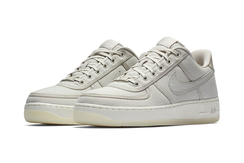 Nike Air Force 1 Low Retro QS Canvas Release December Sky December Sky-Off White Light Bone Light Bone-Sail Black Black-Summit White  Date sneaker pack