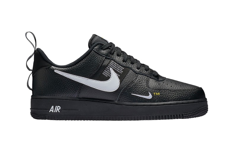 Nike Air Force 1 LV8 "Black/White/Tour Yellow"  "White/Black/Tour Yellow"release date off-white colorway branding virgil abloh sneaker branding