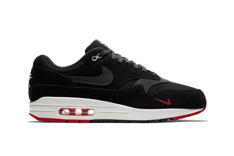 Nike Air Force 1 Mini Swoosh black red blue yellow sneakers