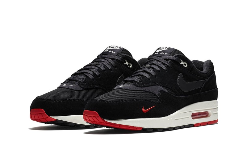 Nike Air Force 1 Mini Swoosh black red blue yellow sneakers