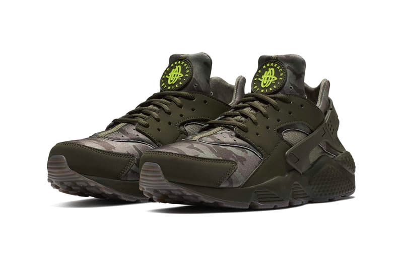 Nike Air Huarache Cargo Khaki Volt-Sequoia