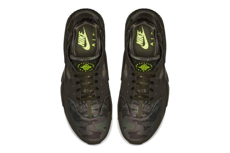 Nike Air Huarache Cargo Khaki Volt-Sequoia