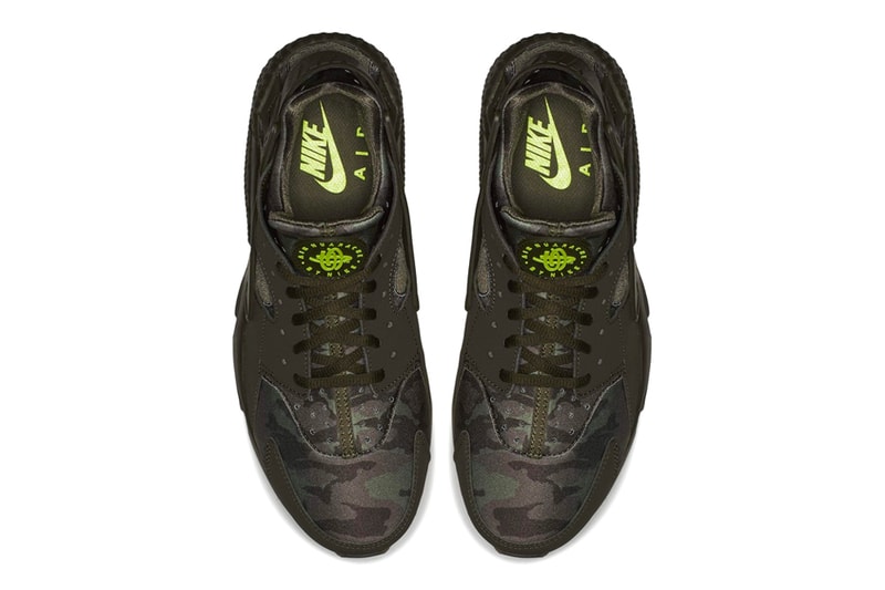 Nike Air Huarache Cargo Khaki Volt-Sequoia