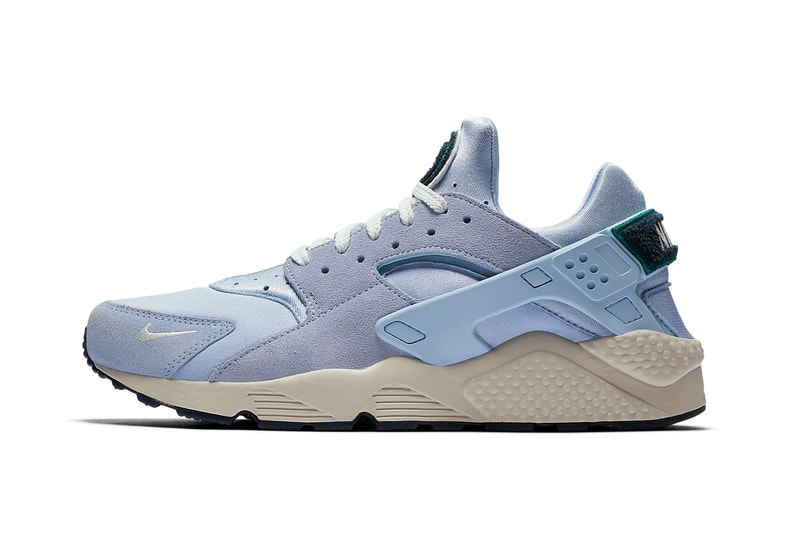 Nike Air Huarache Premium Release Date sneaker price info purchase chenille logo branding mini swoosh colorway Oil Grey/Rainforest/Bright Mango/Sail University Red/Blackened Blue/Provence Desert/Burgundy Ash/Royal Tint/Sail  Royal Tint/Blue Void/Neptune Green/Sail