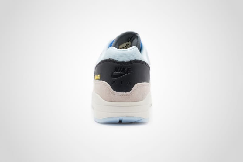 Nike Air Max 1 "Desert Sand/Royal Blue" release date sneaker new logo swoosh