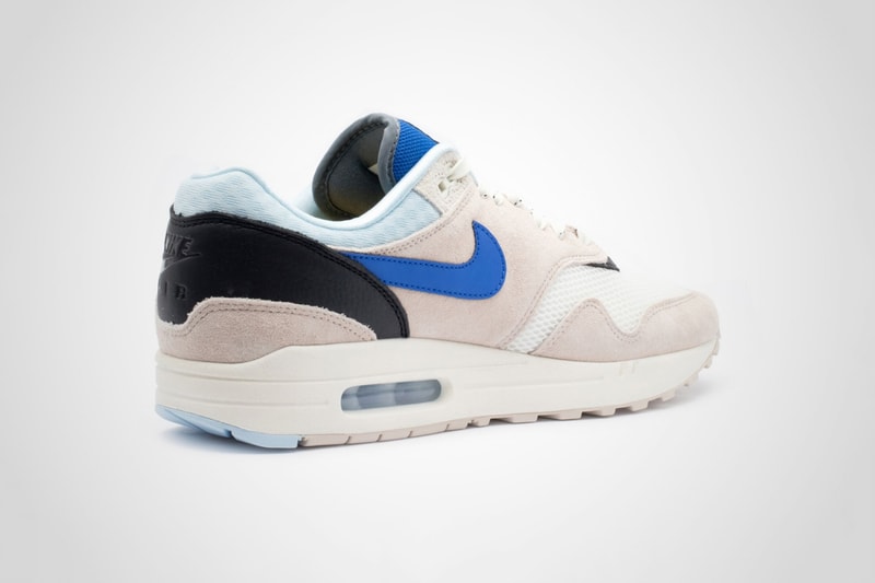 Nike Air Max 1 "Desert Sand/Royal Blue" release date sneaker new logo swoosh