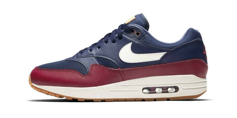 red and blue air max 1