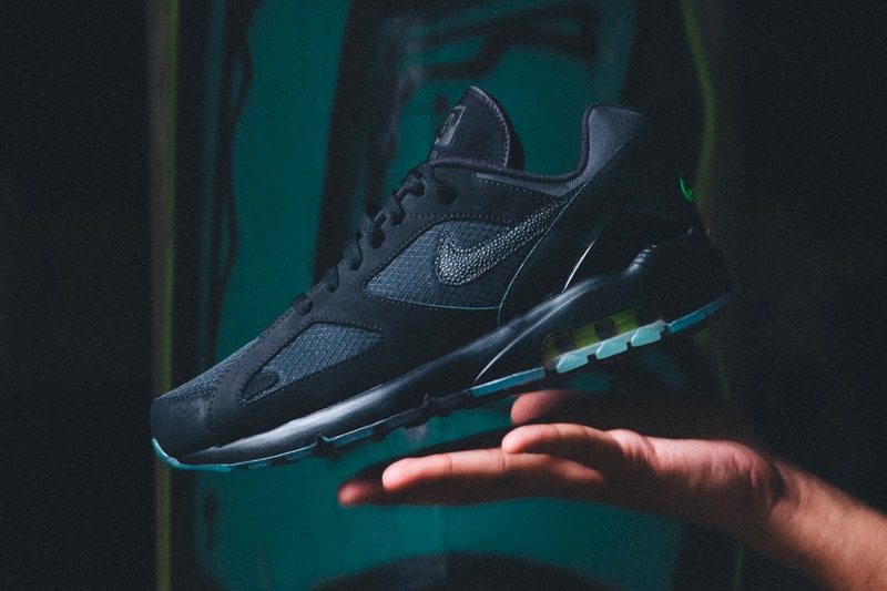 Nike Air Max 180 Black Volt closer look release info sneakers