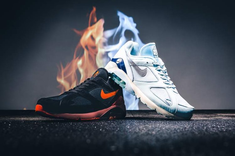 Nike Debuts the Striking, Nature-Inspired Air Max 180 "Fire and Ice" Pack