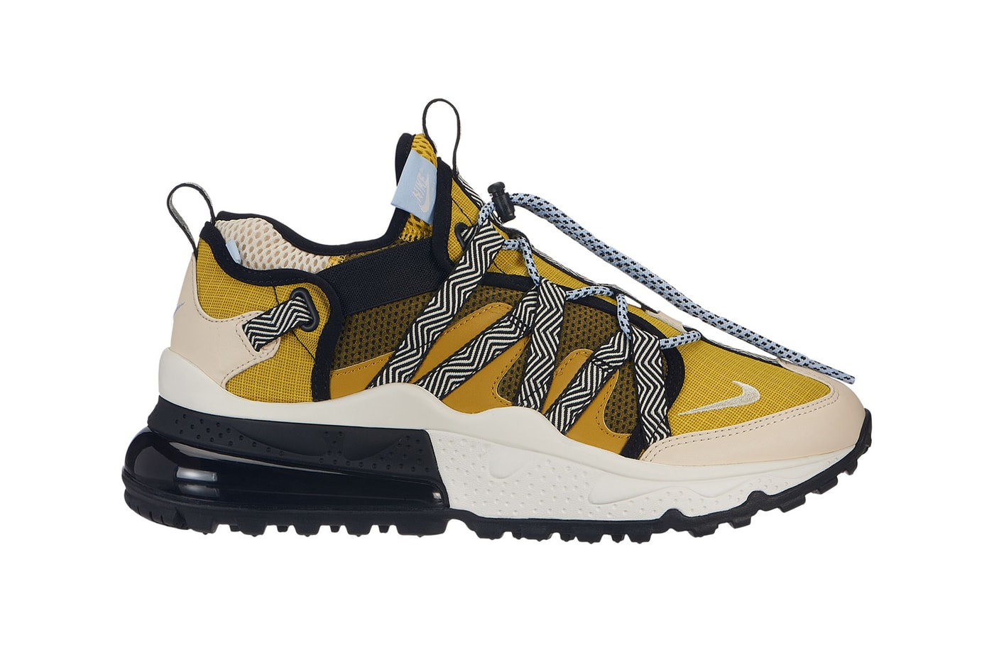 nike air max 270 bowden release details colorway information triple black orange stripe pink red drop buy purchase hiker runner trail