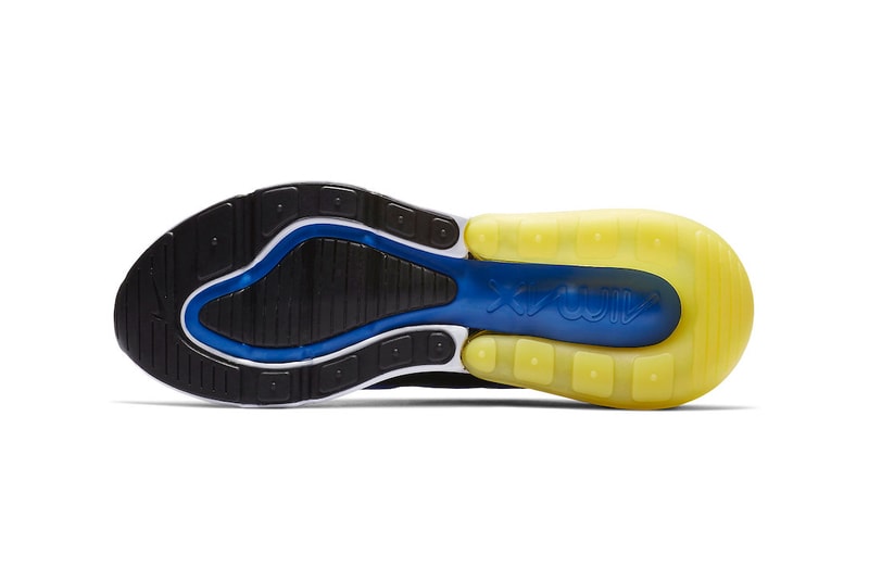 Nike Air Max 270 Game Royal Dynamic Yellow sneakers fall 2018 release