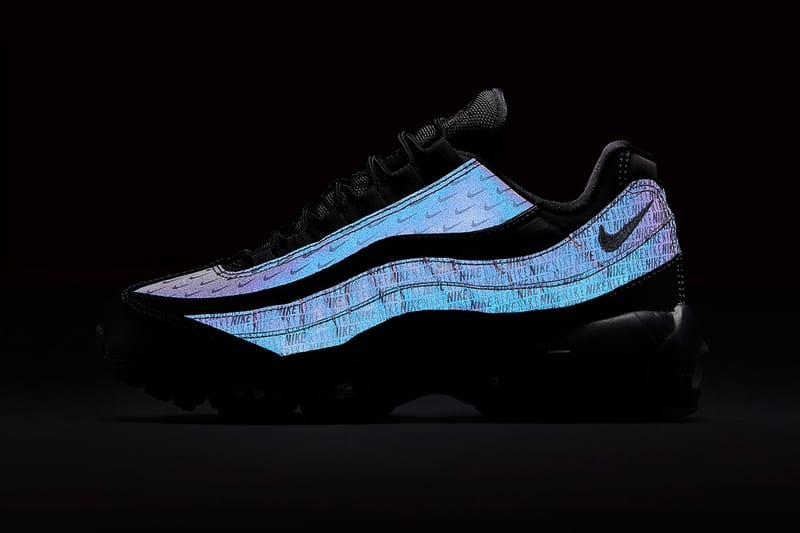 nike air max 95 black reflective