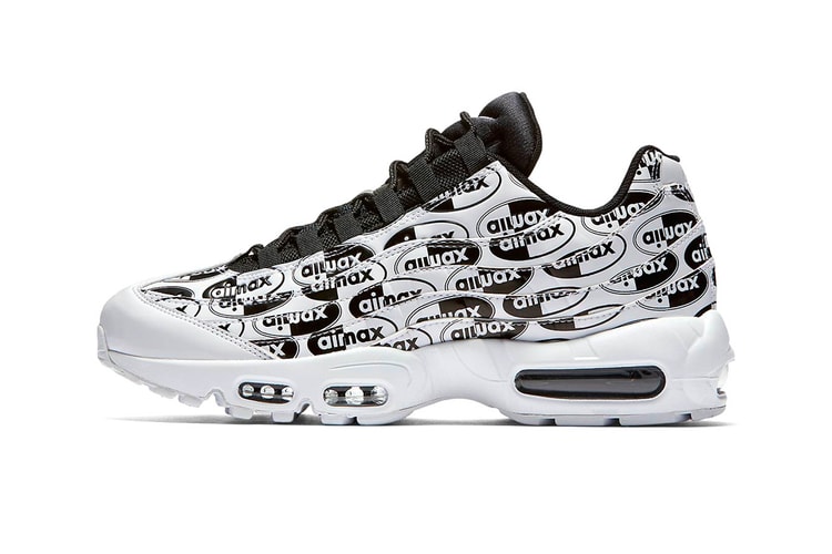 Nike’s Air Max 95 Surfaces in a White All-Over Logo Print Version